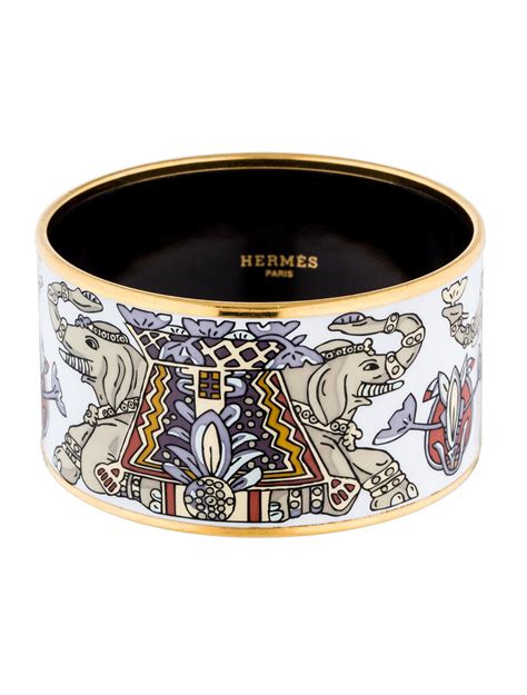 hermes large bracelet|hermes enamel bracelets on sale.